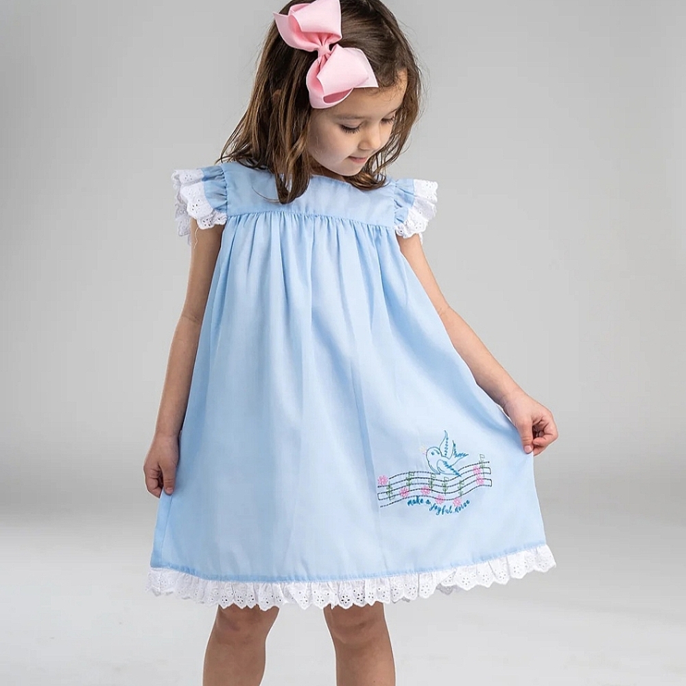 The Oaks Apparel Joyful Noise Dress - Girls 4t